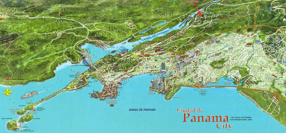 Stadtplan von Panama