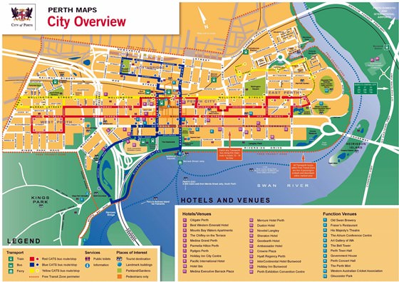 Large map of Perth 1