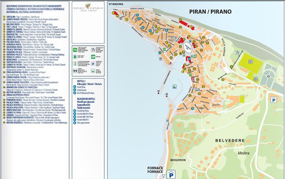 Large map of Piran 1