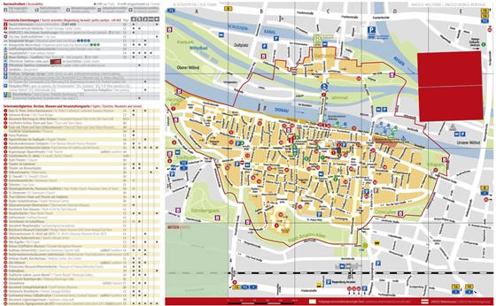 Detailed map of Regensburg 2