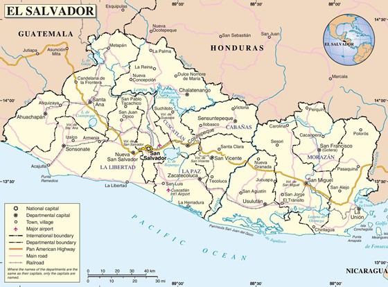Detaillierte Karte von Salvador 2