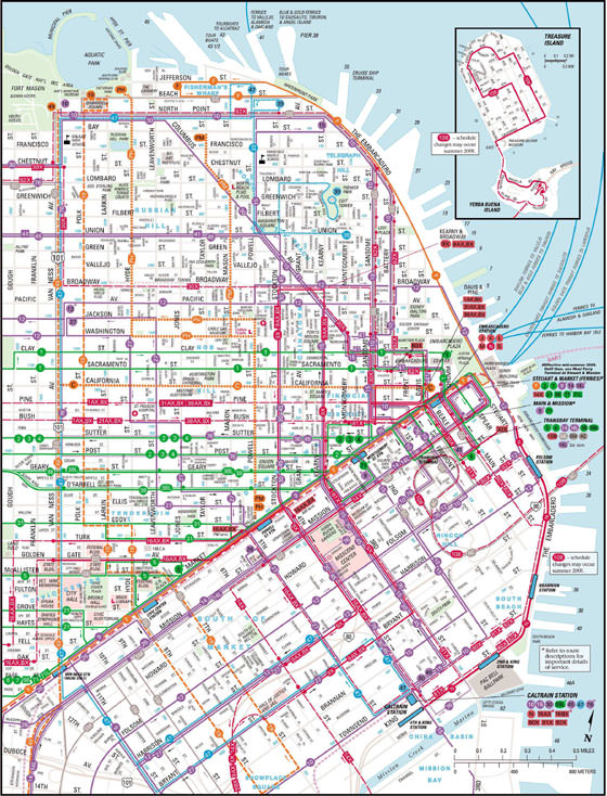 Detailed map of San Francisco 2