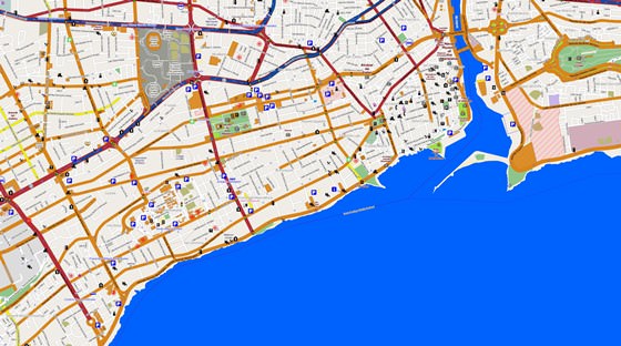 Подробная карта Санто Доминго 2