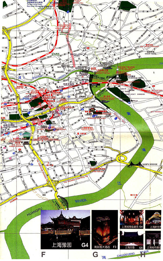 Plan de la ciudad Shanghái