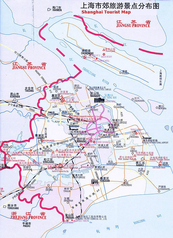 Mapa de Shanghái