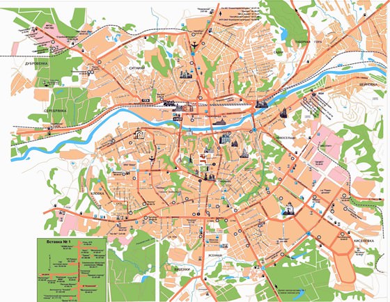 Large map of Smolensk 1