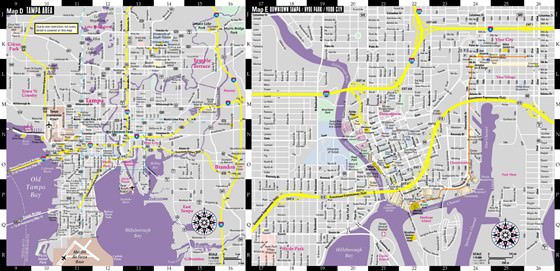 Gran mapa de Tampa 1
