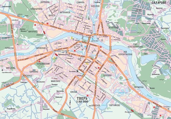 Large map of Tver 1
