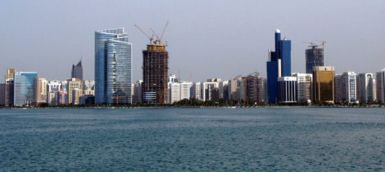 Foto panorámica de Abu Dhabi