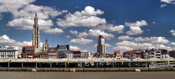 Panorama of Antwerpen