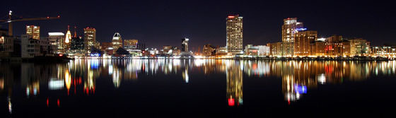 Foto panorámica de Baltimore