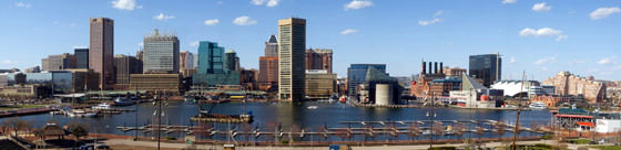 Foto panorámica de Baltimore