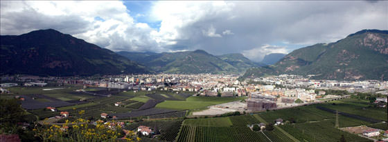 Foto panorámica de Bolzano