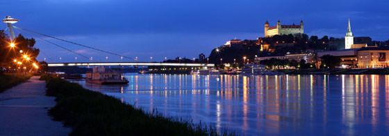 Photo panoramique de Bratislava