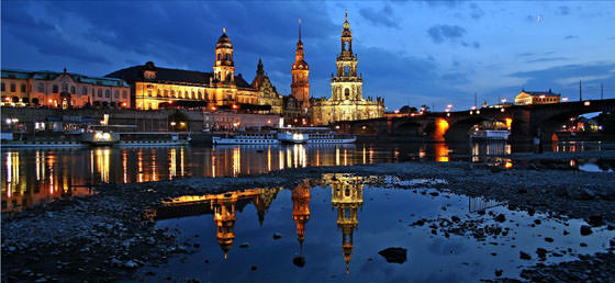 Панорамное фото Дрездена
