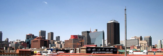 Foto panorámica de Johannesburgo