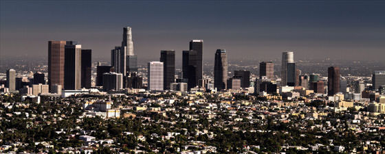 Foto panorámica de Los Ángeles
