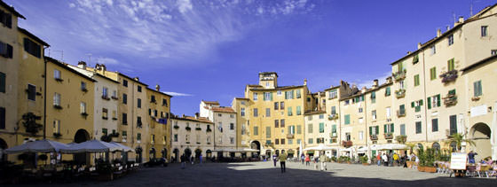 Foto panorámica de Lucca