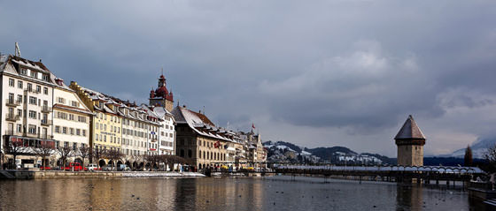 Photo panoramique de Lucerne