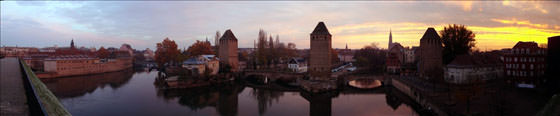 Foto panorámica de Estrasburgo