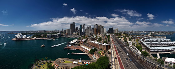 Панорамное фото Сиднея