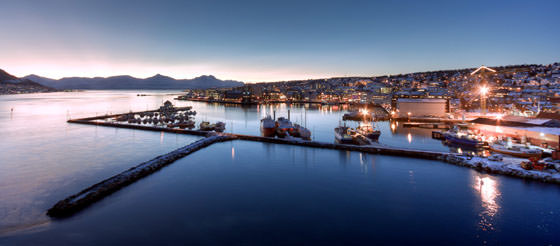Foto panorámica de Tromso