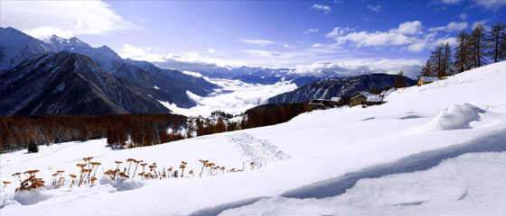 Foto panorámica de Valle de Aosta