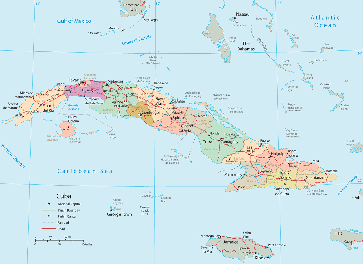 Cuba Maps | Printable Maps of Cuba for Download