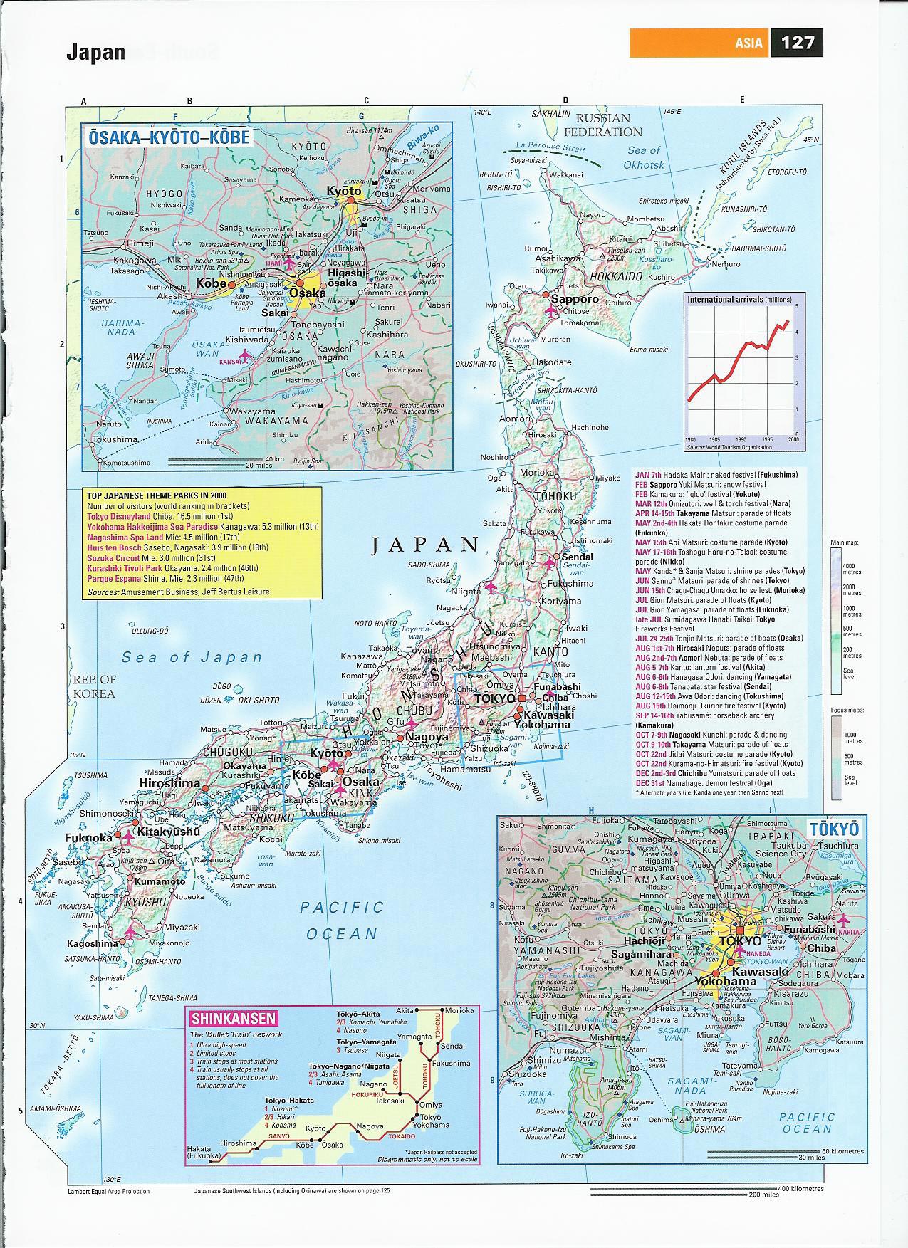 japon carte routiere