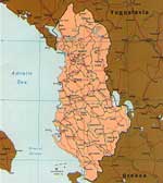Landkarten von Albanien