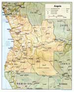 Landkarten von Angola