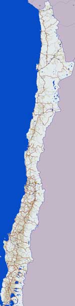 Landkarten von Chile