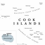 Cook Adaları haritaları