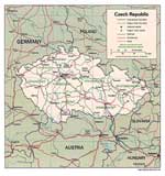 Çek Cumhuriyeti haritaları