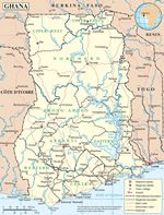 Landkarten von Ghana