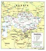 Landkarten von Kasachstan