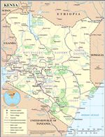 Landkarten von Kenia