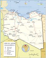 Landkarten von Libyen