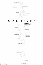 Landkarten von Malediven
