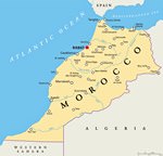 Landkarten von Marokko