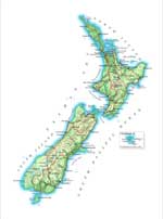 Yeni Zelanda haritaları