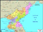 Карты Северной Кореи