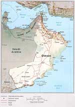Landkarten von Oman