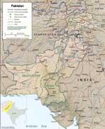 Landkarten von Pakistan