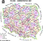 Mapas de Polonia