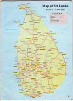Sri Lanka haritaları