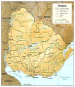 Uruguay haritaları