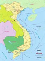 Mapas de Vietnam