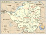Карты Зимбабве