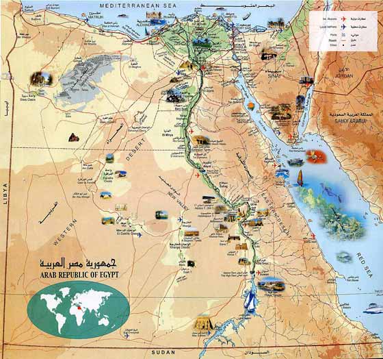 Carte de Egypte